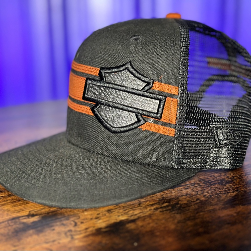 Harley-Davidson Mesh Stripe & Logo 9FIFTY Cap